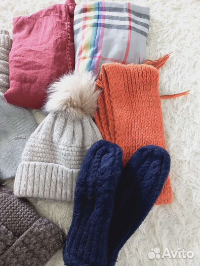 Шапки, шарфы, платки, берет
