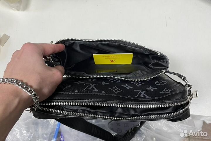 Сумка мужская кожаная louis vuitton