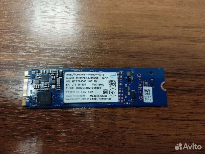 Ssd intel optane 16 gb