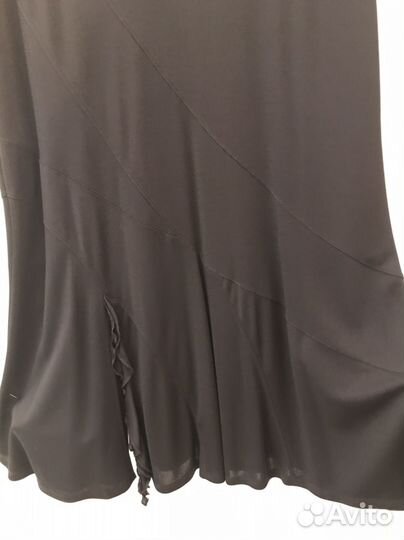 Юбка длинная Elisa Fanti Италия вискоза черная