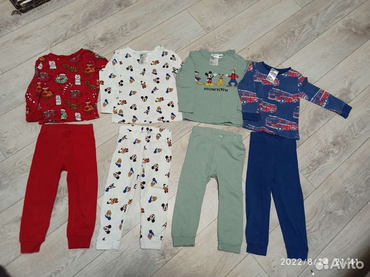 Пакет брендовой одежды на мальчика 80-86-92