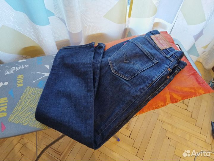 Джинсы мужские levis 511 w31 l34 (подшиты на l30)