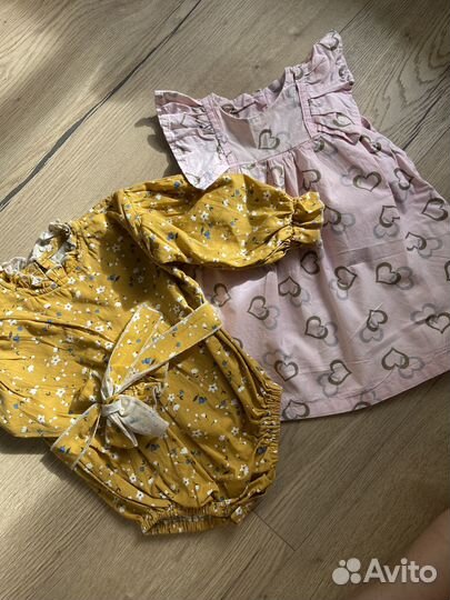 Вещи пакетом для девочки 74 80