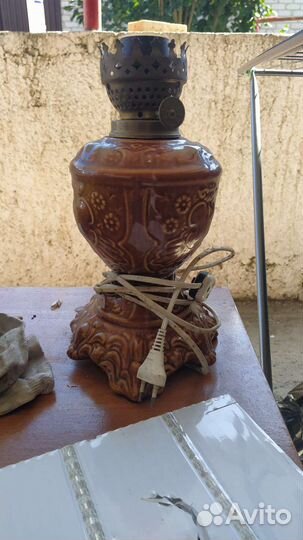 Керосиновая лампа фарфор