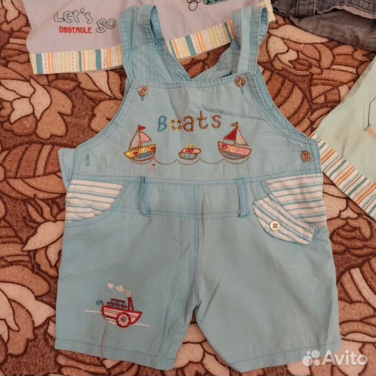 Одежда летняя 74-80 пакетом