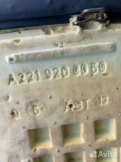 Задний диван Mercedes w221