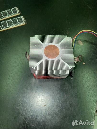 Кулер процеccорный amd с медным стержнем