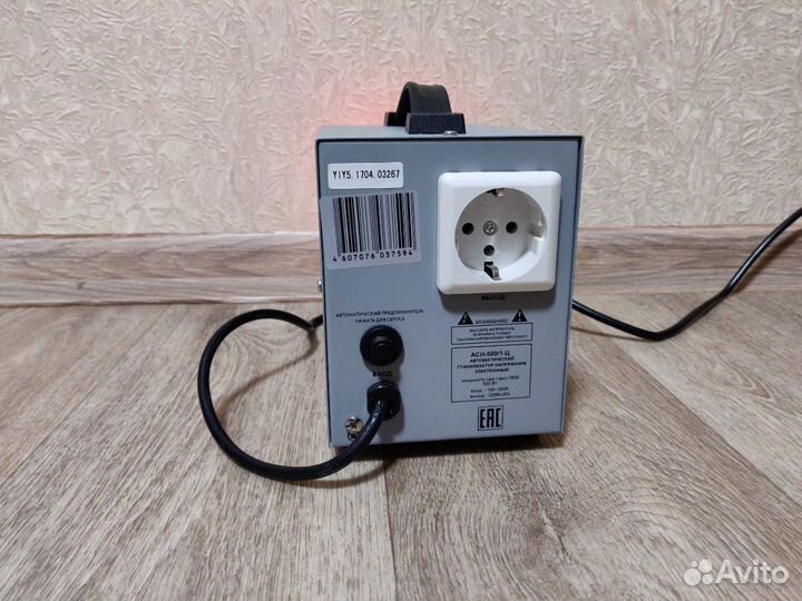 Стабилизатор напряжения Ресанта асн-500/1-Ц, 0,5кВ