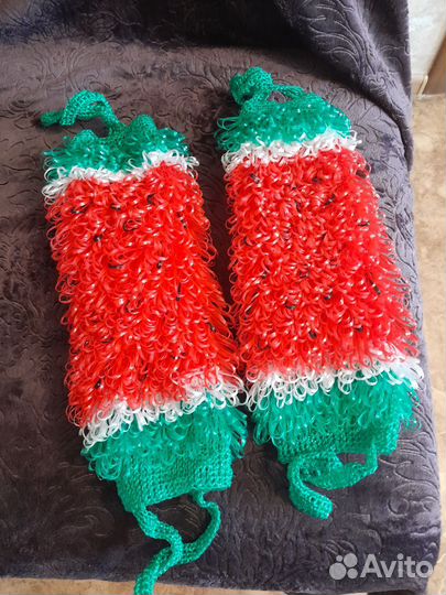 Мочалка ручной работы