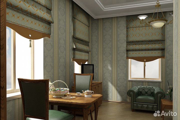 Изготовление римских штор