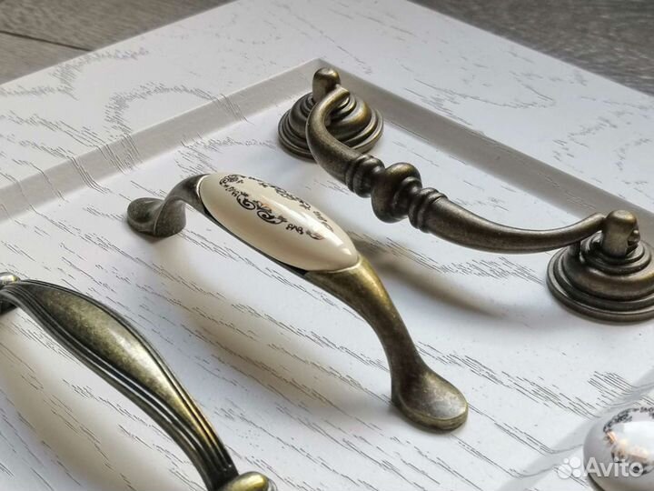 Новые Мебельные ручки бронза