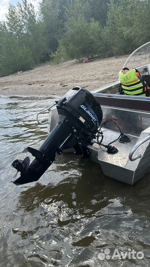 Моторная лодка Wyatboat 390 + 9,9 (20) + телега