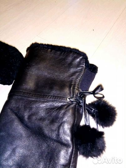 Ботфорты сапоги зимние высокие кожаные