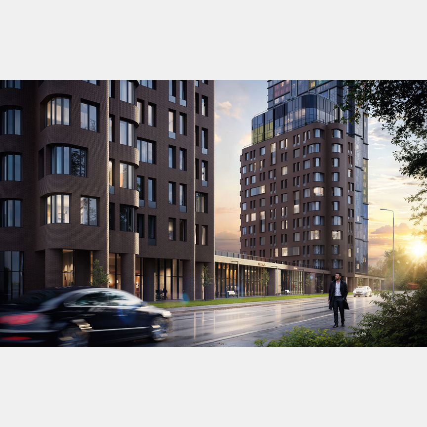 1-к. квартира, 38,6 м², 9/43 эт.