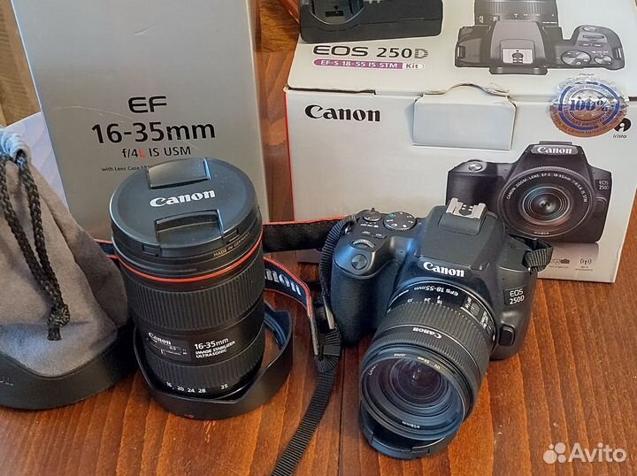 Цифровой фотоаппарат canon EOS 250D(kit)