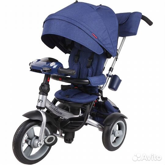 Велосипед трехколесный С ручкой TechTeam luxury