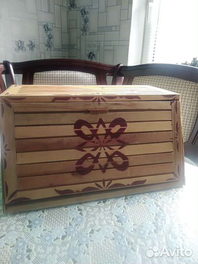 Хлебница деревянная СССР