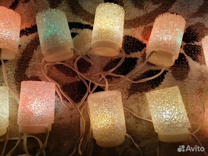 Елочная гирлянда (электрогирлянда) Маскарад, СССР