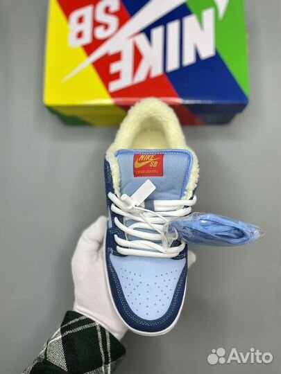 Кроссовки nike sb dunk low зимние