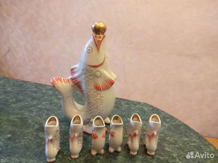 Фарфоровый набор для крепких напитков