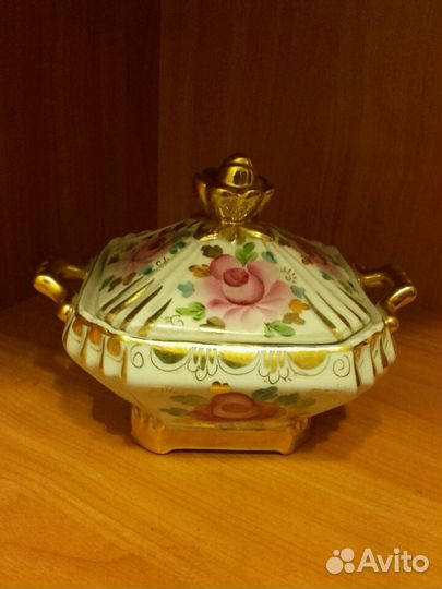 Сахарница Гжель