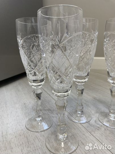 Хрустальные бокалы СССР