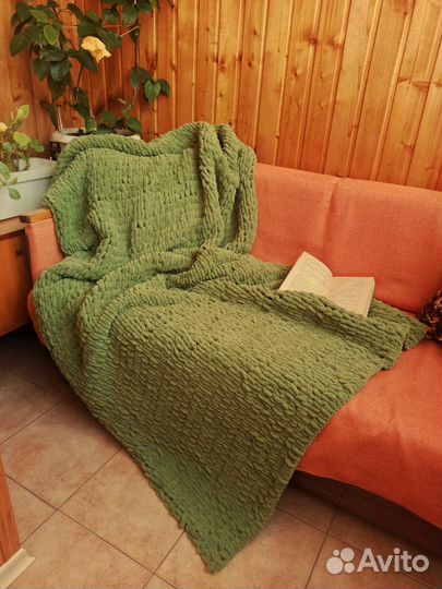 Плед вязаный