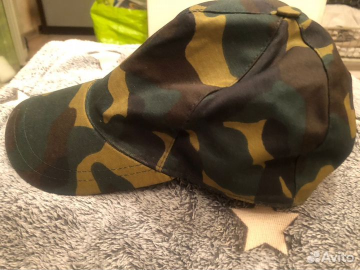 Кепка военная зеленая