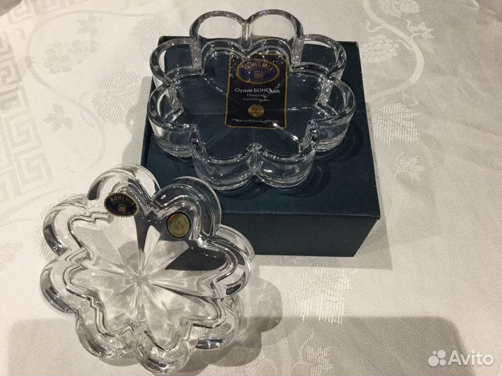 Хрусталь Bohemia шкатулка-доза новая в упаковке