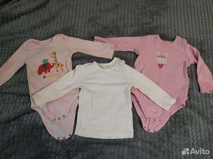 Одежда для девочки 0-1,5-2 года пакетом
