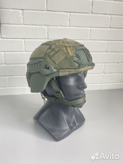 Баллистический шлем с ушами (Mich) + чехол