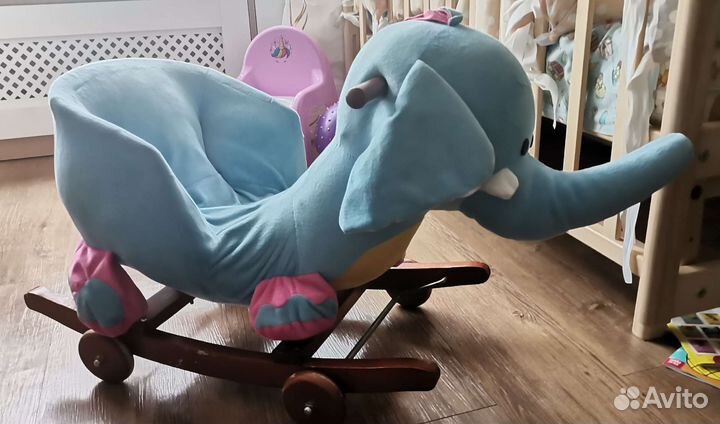 Качалка слон, толокар
