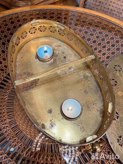 Латунный подогрев мармит