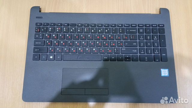 Топкейс для HP 250 G6 с клавиатурой и тачпадом