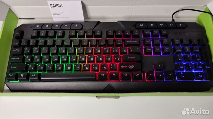 Игровая клавиатура с RGB подсветкой