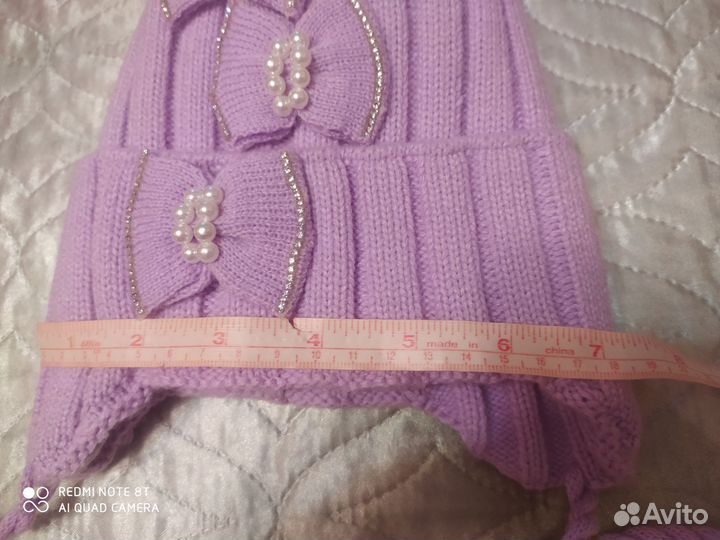 Шапка для девочки новая