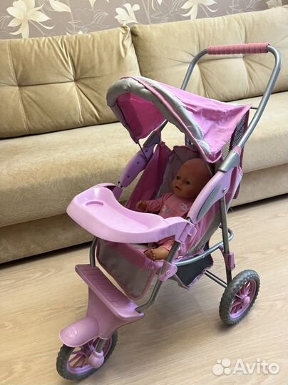 Кукла baby born оригинал с коляской