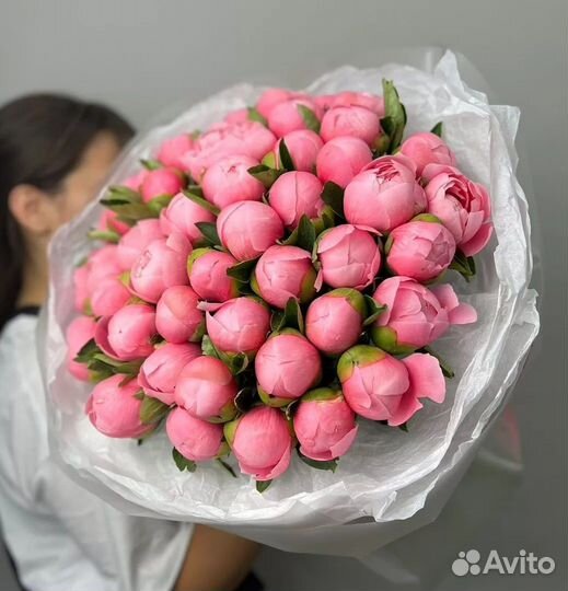 Пионы букет