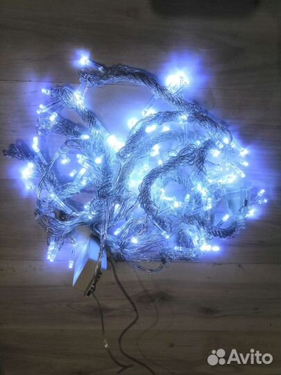 Гирлянда штора новая