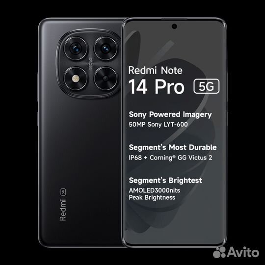 Xiaomi Redmi Note 14 Pro 5G, 8/256 ГБ