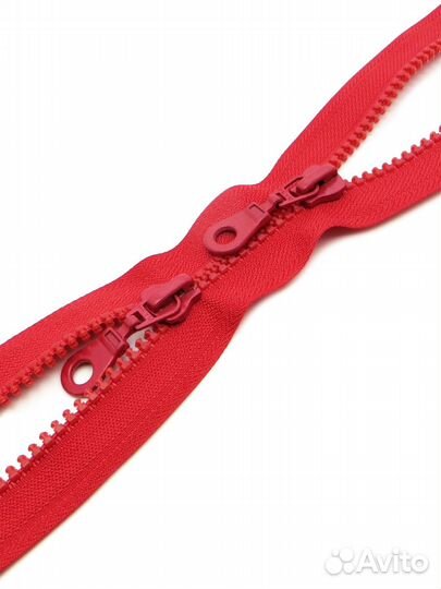 Молния траковая 1шт.(2 бегунка), в картонной упак