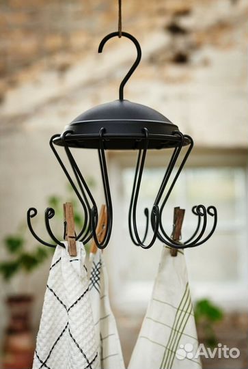 Сушилка для белья икеа навесная борстад, черный