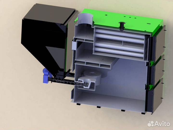 Пеллетный котел вскз дуо 400