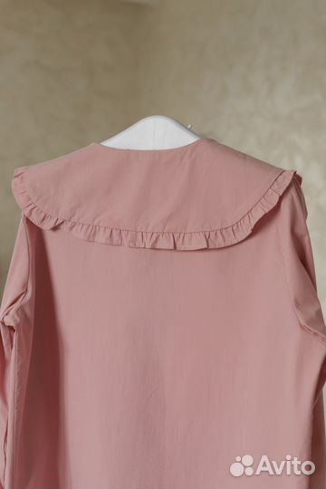 Рубашка с большим воротником