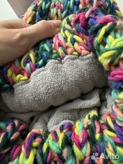 Комплект шапка и снуд женский