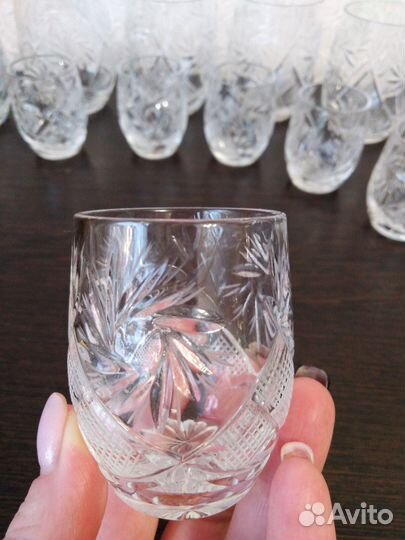 Хрусталь СССР стопки и стаканы