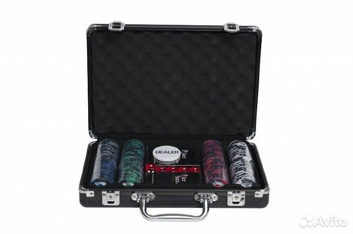 Набор для покера Black Stars на 200 фишек 61707