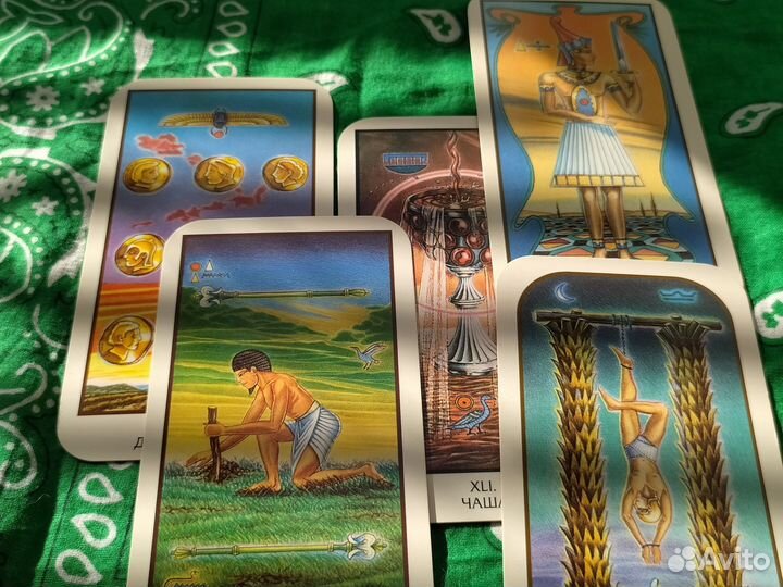 Коллекционный набор карты Египетское Таро и Книга