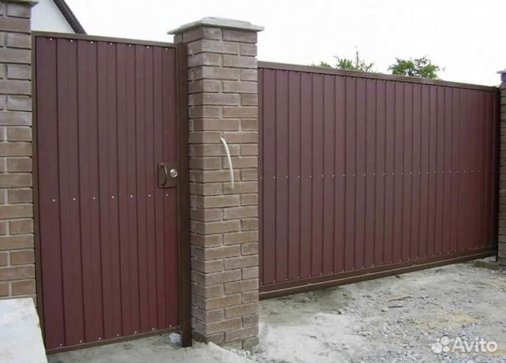 Откатные ворота по договору