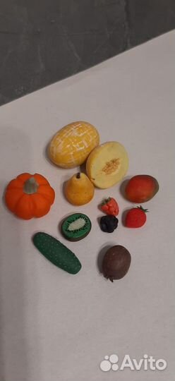 Фрукты из полимерной глины